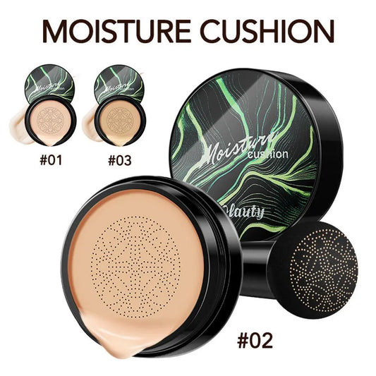 BB Cream Foundation Concealer Air Cushion Mushroom Head CC Whitening Makeup Cosmetics Waterproof Brighten Face Base Tone